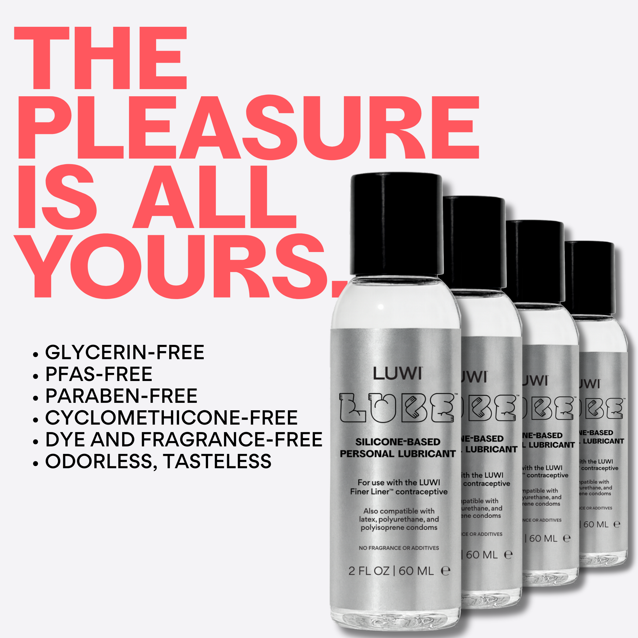 LUWI Lube 2oz - Premium Personal Lubricant | Long-Lasting Comfort LUWI Lube 2oz - Premium Personal Lubricant | Long-Lasting Comfort